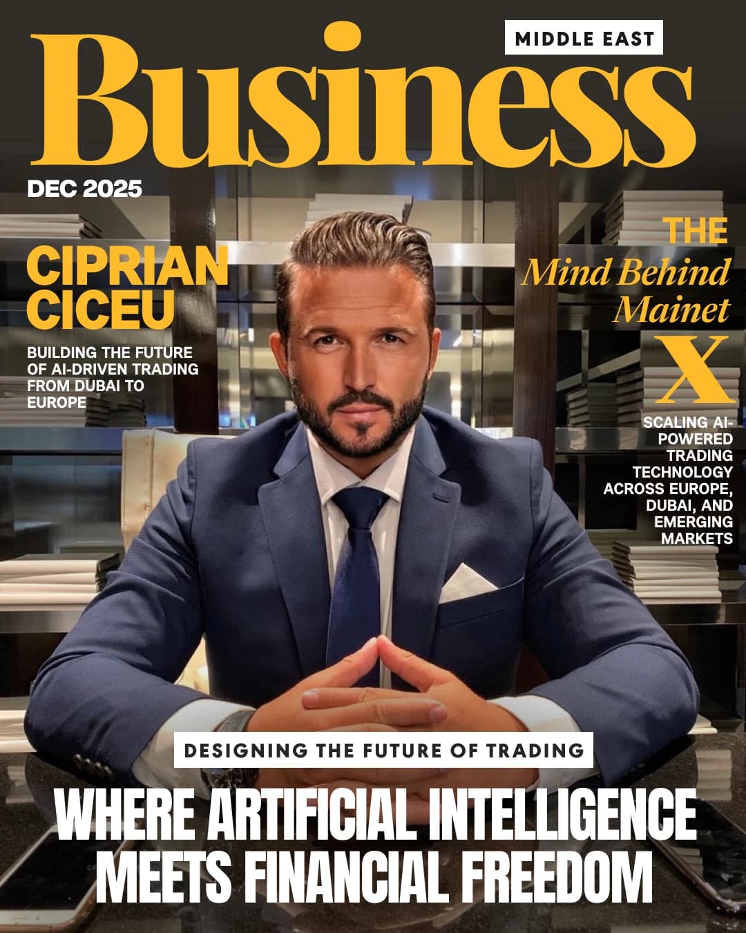 CIPRIAN CICEU: The Architect of AI-Driven Trading
