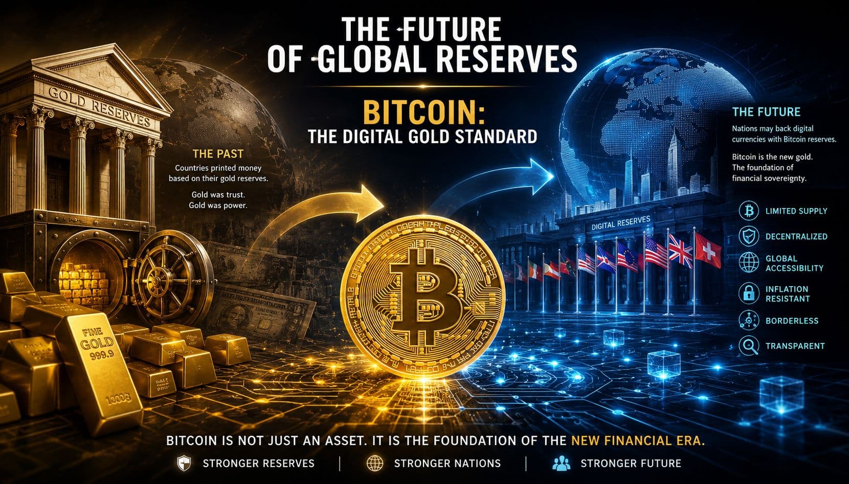 Bitcoin as the future digital gold reserve asset for governments and central banks